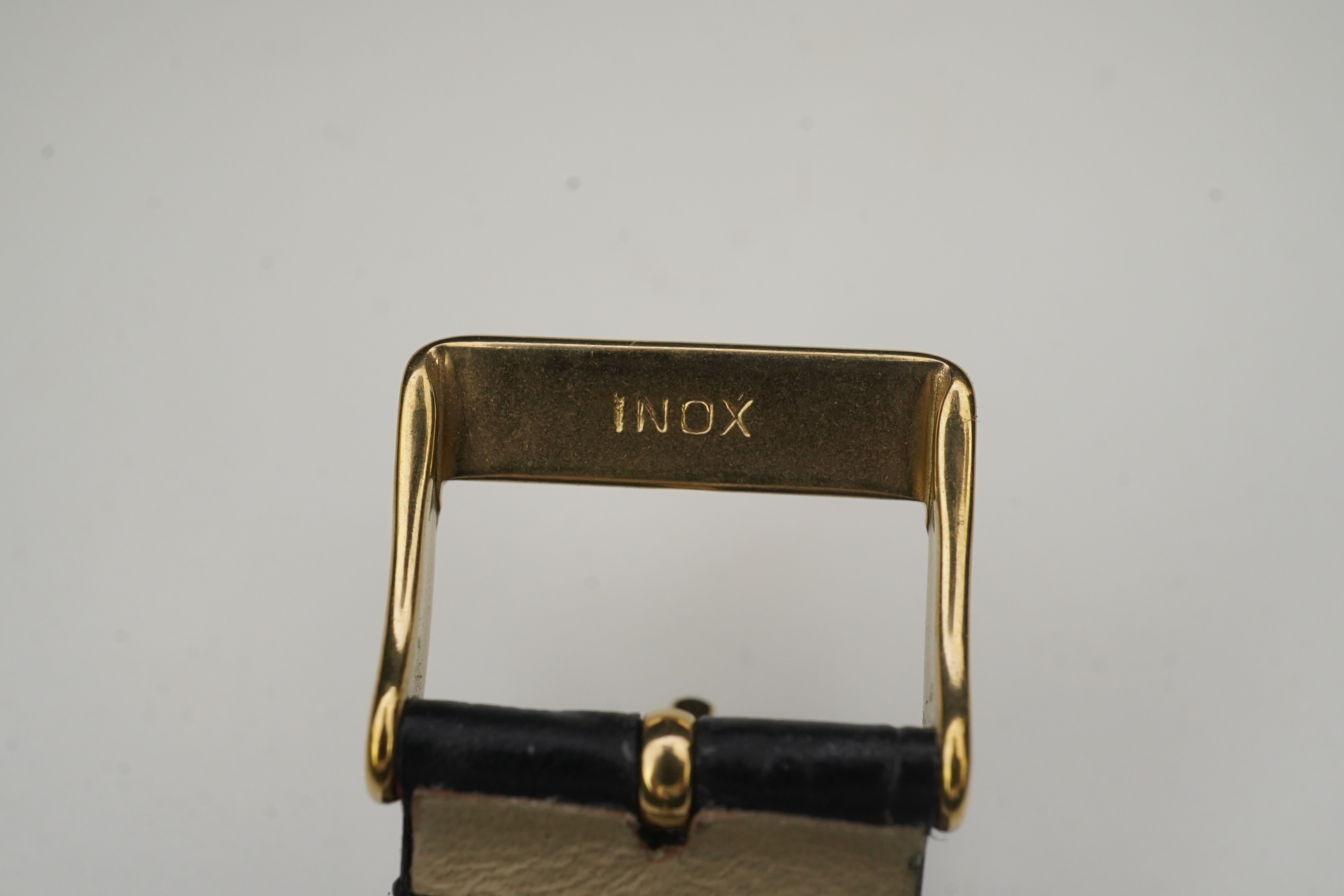 A gentleman's 1950's 9ct gold Smiths Imperial manual wind wrist watch, on a later associated Condor leather strap